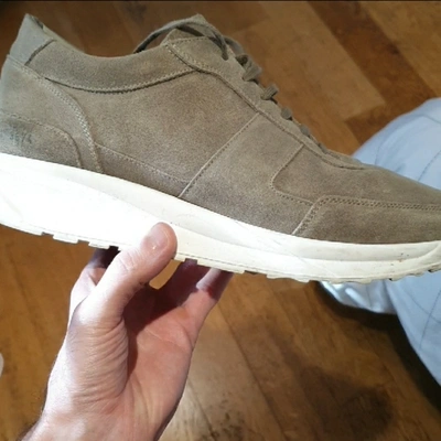 Pre-owned Common Projects Brown Suede Trainers