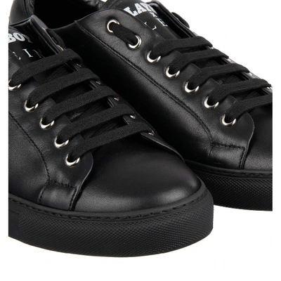 Pre-owned Philipp Plein Black Leather Trainers