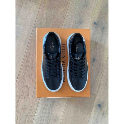 Beverly hills leather low trainers Louis Vuitton Black size 11 UK