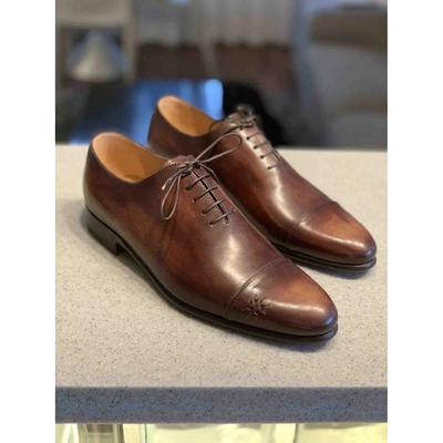 Pre-owned Berluti Brown Leather Lace Ups