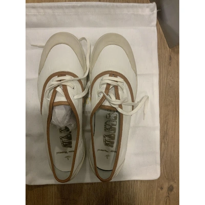 Pre-owned Vivienne Westwood Leather Trainers In White