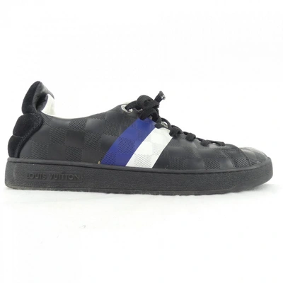 Pre-owned Louis Vuitton Black Cloth Trainers