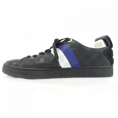 Pre-owned Louis Vuitton Black Cloth Trainers