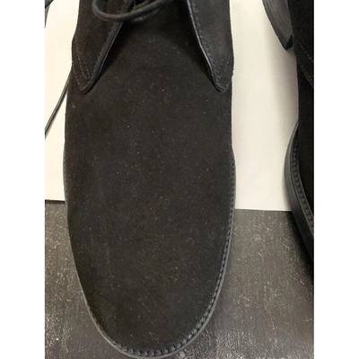 Pre-owned Bally Black Suede Boots