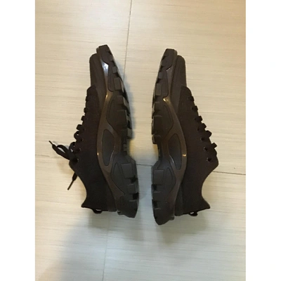 Pre-owned Adidas Originals Brown Cloth Trainers