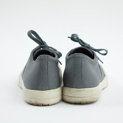 Pre-owned Prada Cloth Low Trainers In Grey