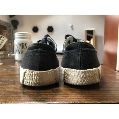 Pre-owned Ymc You Must Create Black Cloth Trainers