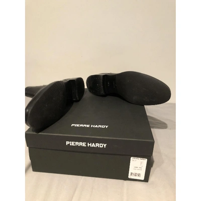 Pre-owned Pierre Hardy Leather Boots In Black