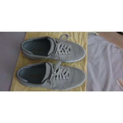 Pre-owned Axel Arigato Grey Suede Trainers