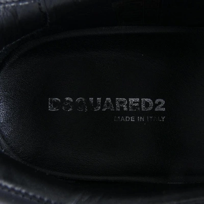 Pre-owned Dsquared2 Black Leather Trainers