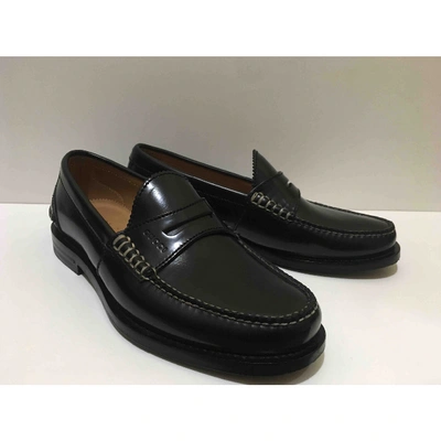 Pre-owned Gucci Black Patent Leather Flats