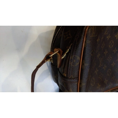 Pre-owned Louis Vuitton Reporter Brown Cloth Handbag