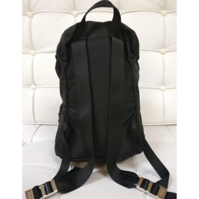 Pre-owned Prada Black Polyester Backpacks