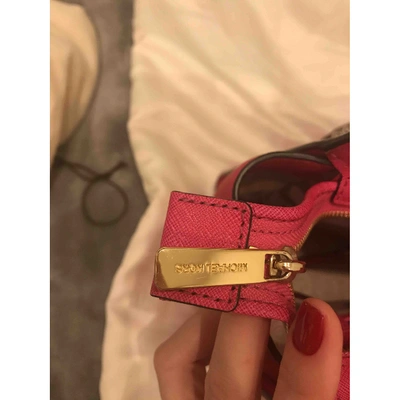 Pre-owned Michael Kors Dillon Cloth Handbag In Pink