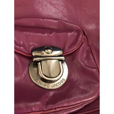 Pre-owned Marc Jacobs Leather Handbag In Pink