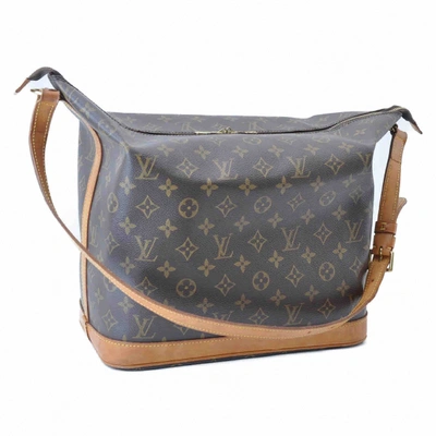 Amfar cloth handbag Louis Vuitton Brown in Cloth - 29980024