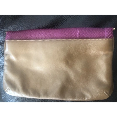 Pre-owned Jimmy Choo Leather Clutch Bag