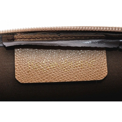 Pre-owned Saint Laurent Brown Leather Clutch Bag