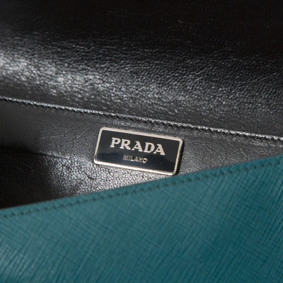 Pre-owned Prada Blue Leather Handbag