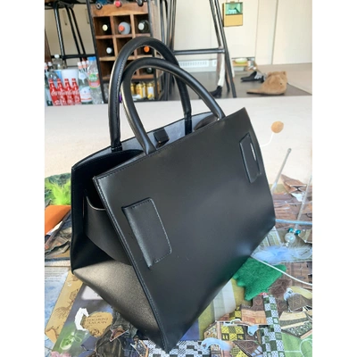 Pre-owned Boyy Leather Handbag In Black