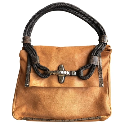 Pre-owned Fay Leather Handbag In Orange
