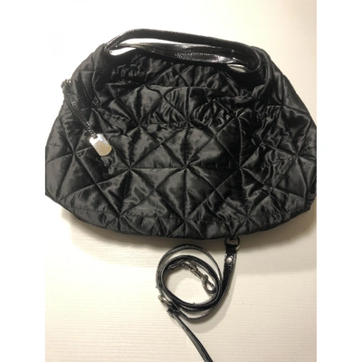 Pre-owned Furla Black Cloth Handbag