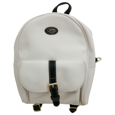 Pre-owned Bric's White Backpack