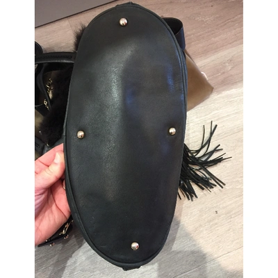 Pre-owned Lancel 1er Flirt Black Leather Handbag