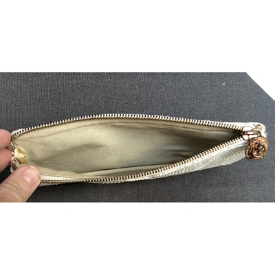 Pre-owned Meli Melo Cloth Clutch Bag In Grey | ModeSens