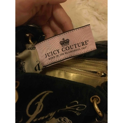 Pre-owned Juicy Couture Black Suede Handbag