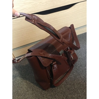 Pre-owned 3.1 Phillip Lim / フィリップ リム Pashli Leather Handbag In Burgundy