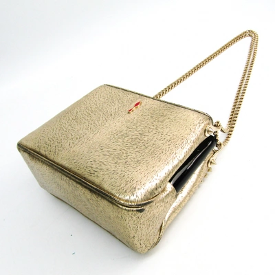 Pre-owned Christian Louboutin Gold Leather Handbag