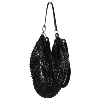 Pre-owned Dries Van Noten Black Leather Handbag