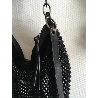 Pre-owned Dries Van Noten Black Leather Handbag