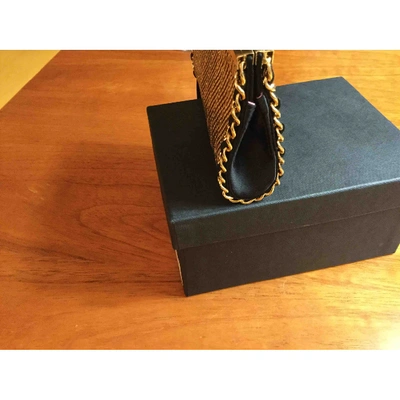 DSQUARED2 Pre-owned Clutch Bag In Gold