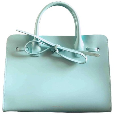 Pre-owned Mansur Gavriel Leather Handbag In Blue