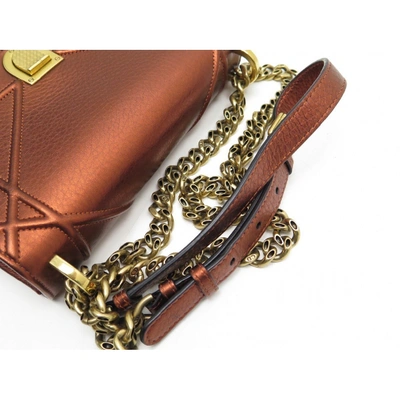 Pre-owned Dior Ama Brown Leather Handbag