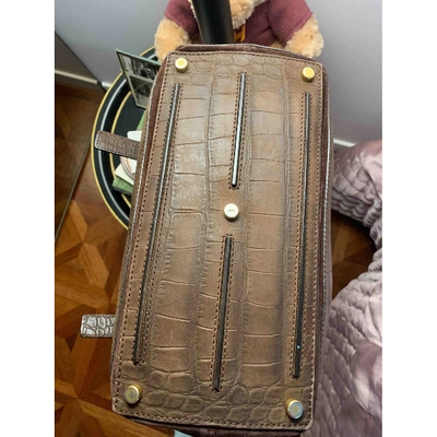 Pre-owned Saint Laurent Muse Ii Brown Leather Handbag