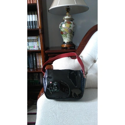 Pre-owned Bally Patent Leather Handbag In Black