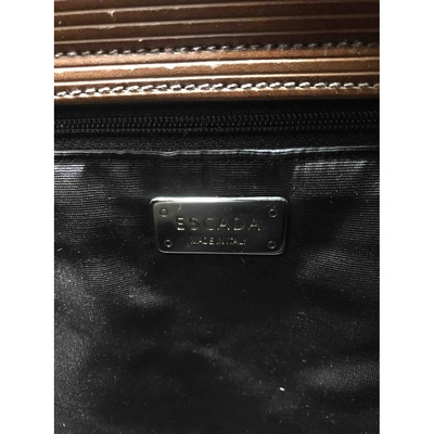 Pre-owned Escada Brown Leather Handbag