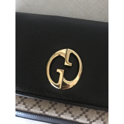 Pre-owned Gucci 1973 Cloth Handbag In Brown