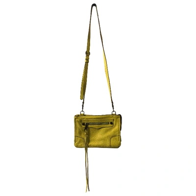 Pre-owned Rebecca Minkoff Leather Crossbody Bag In Yellow