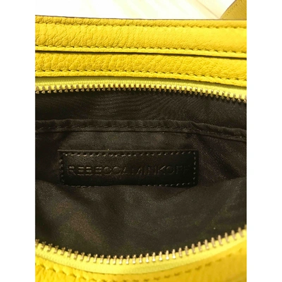 Pre-owned Rebecca Minkoff Leather Crossbody Bag In Yellow