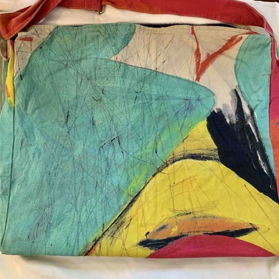 Pre-owned Yohji Yamamoto Multicolour Cotton Travel Bag