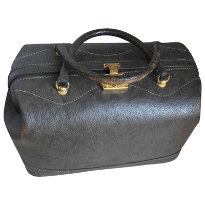 Pre-owned Gucci Leather Vanity Case In Other