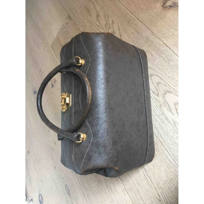 Pre-owned Gucci Leather Vanity Case In Other