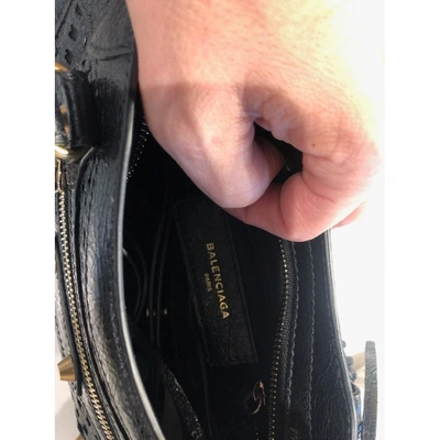 Pre-owned Balenciaga Camera Black Leather Handbag