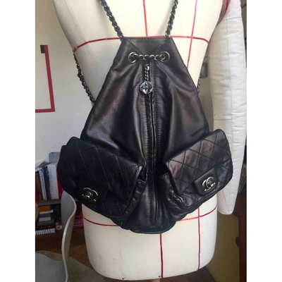 Pre-owned Chanel Leather Backpack