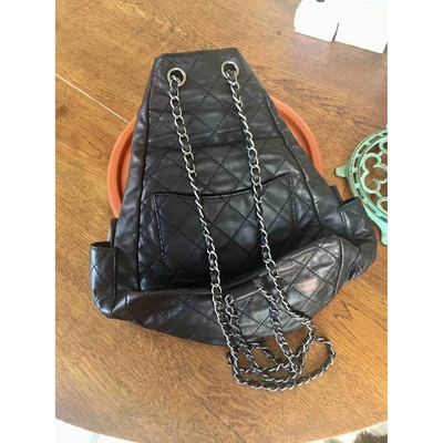 Pre-owned Chanel Leather Backpack