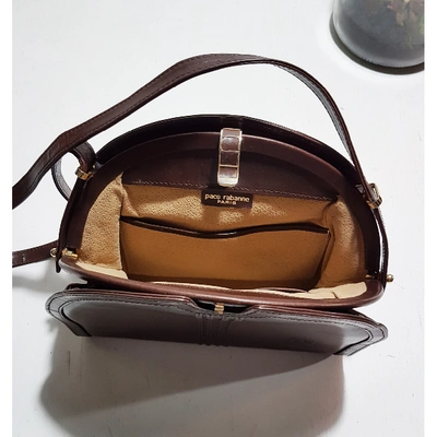 Pre-owned Rabanne Leather Handbag In Brown